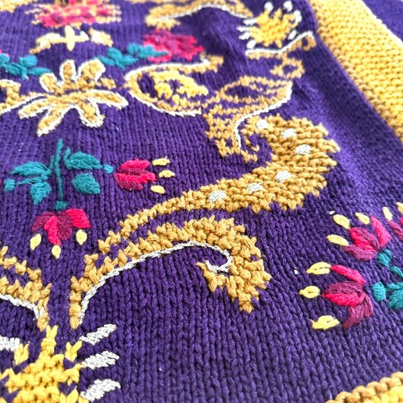Vintage Bronte, Knitted by Hand Sweater - Picture 5 of 5